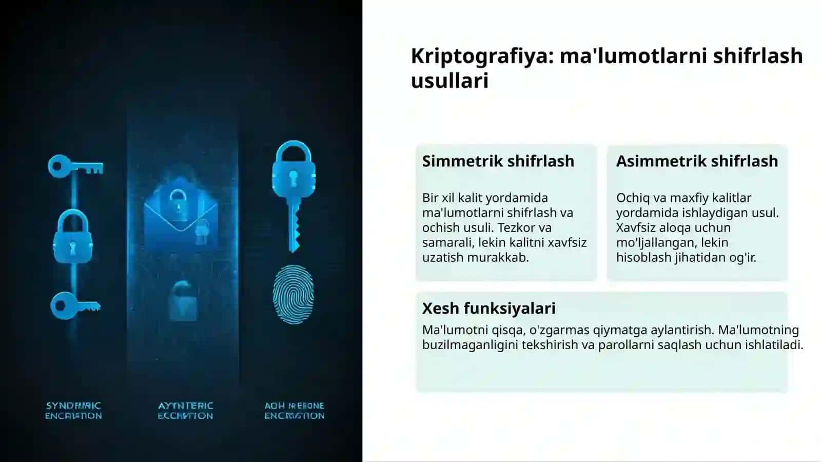 Axborot xavfsizligi: himoya usullari 3