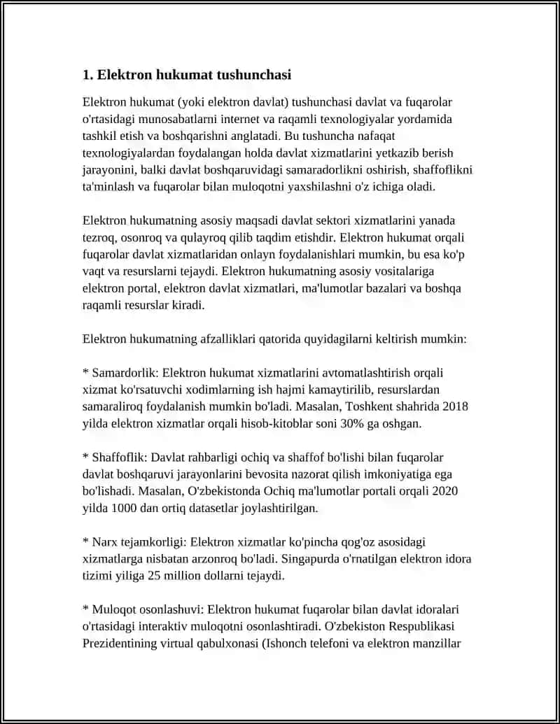 ELEKTRON HUKUMATI TUSHUNCHASI VA VAZIFALARI 3