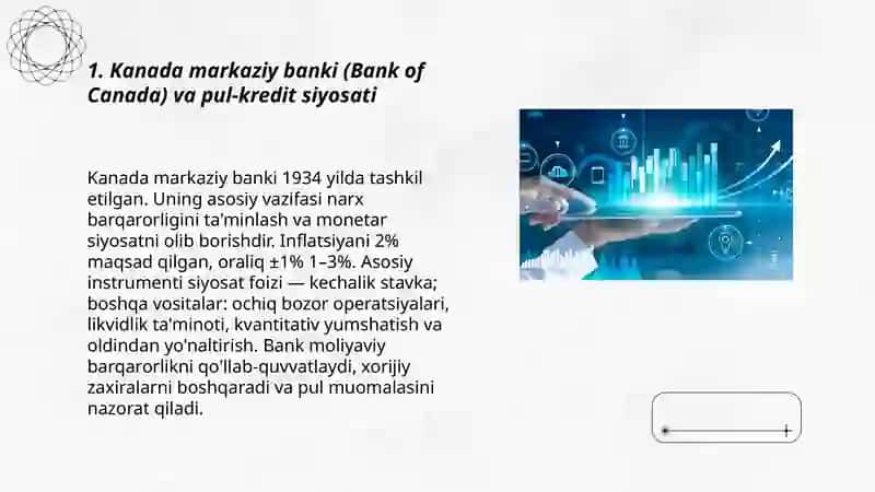 Kanada Moliya Tizimi 3