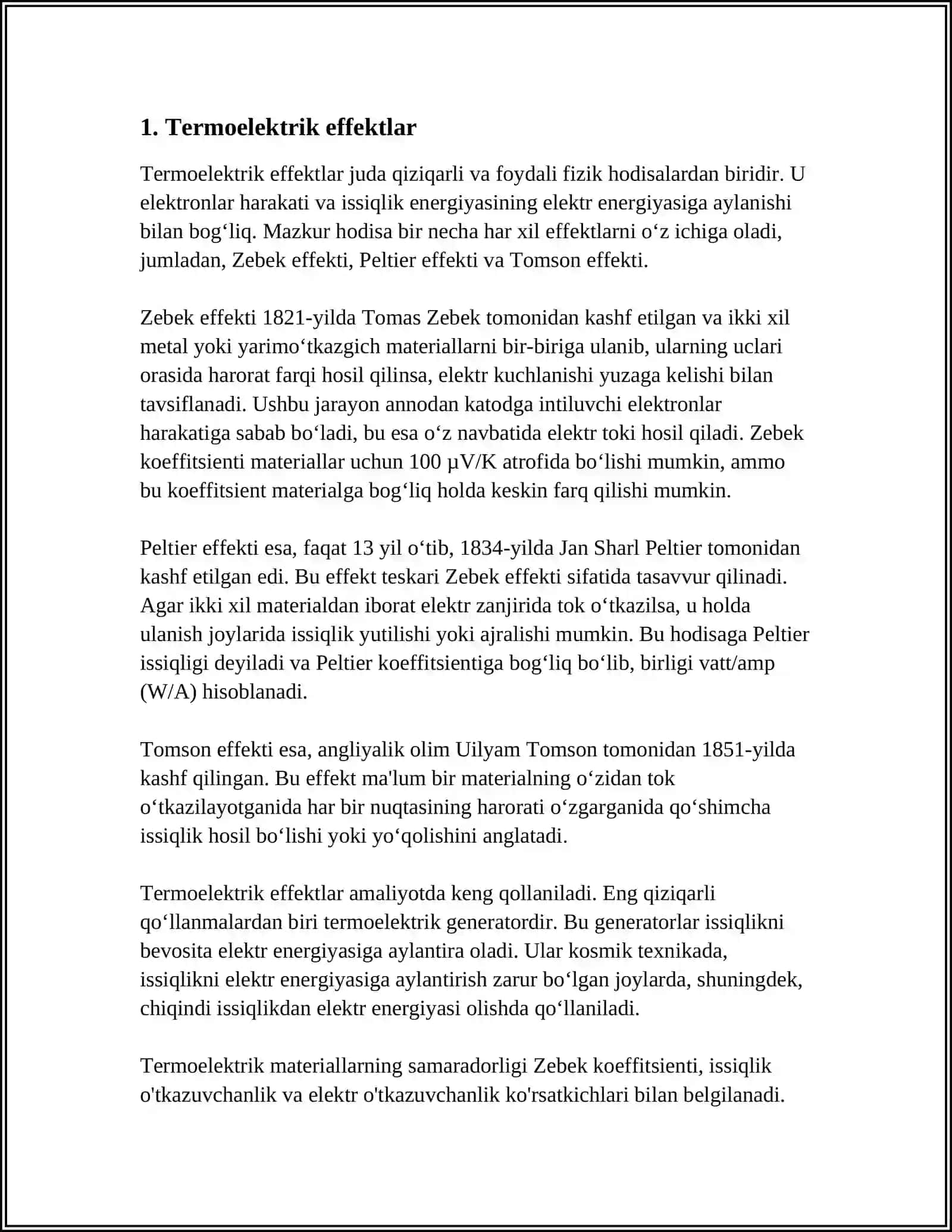 TERMOELEKTRIK HODISALAR 3