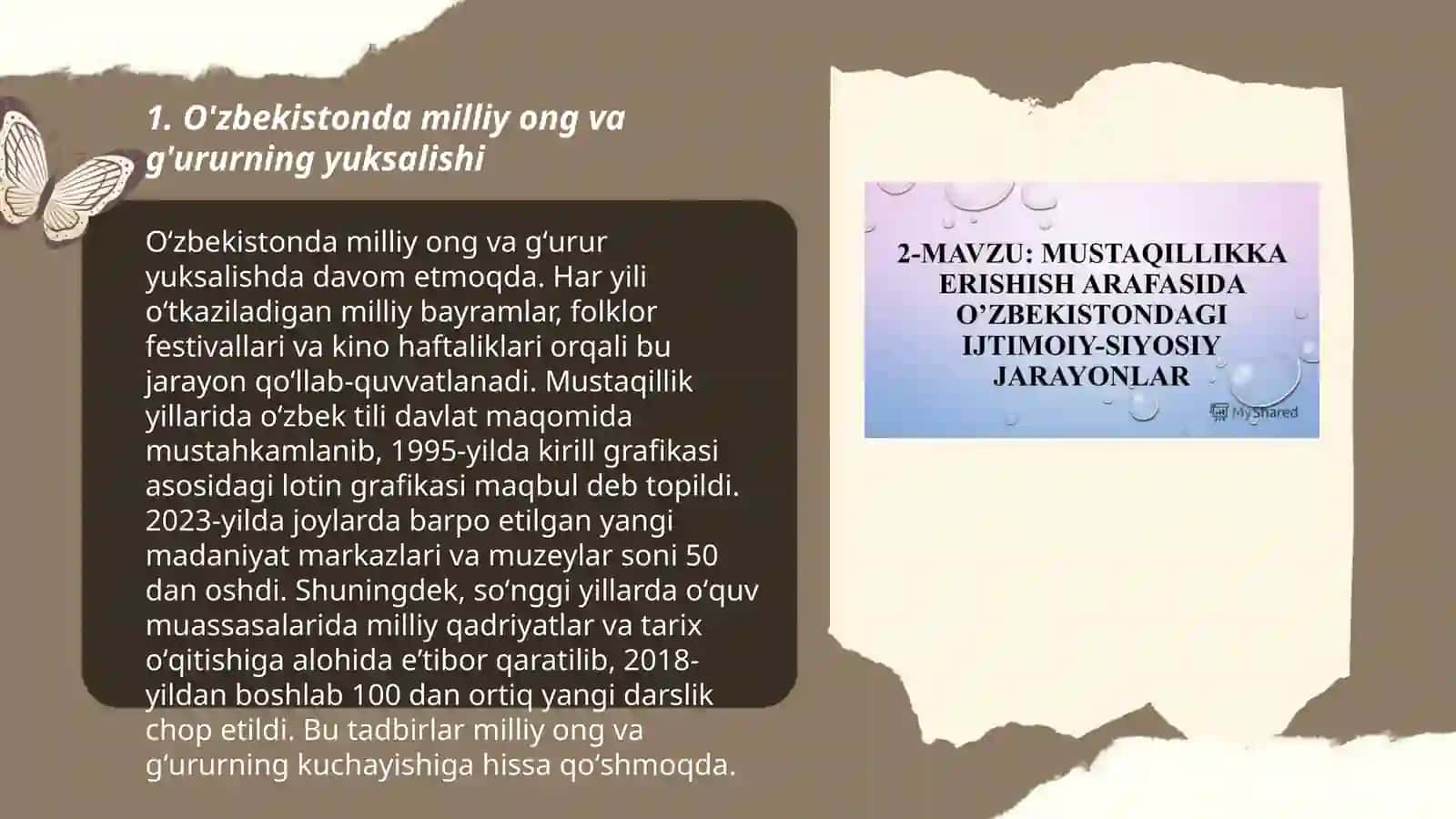 Mustaqillikga erishish arafasida o'zbekistondagi ijtimoiy siyosiy jarayonlar 3