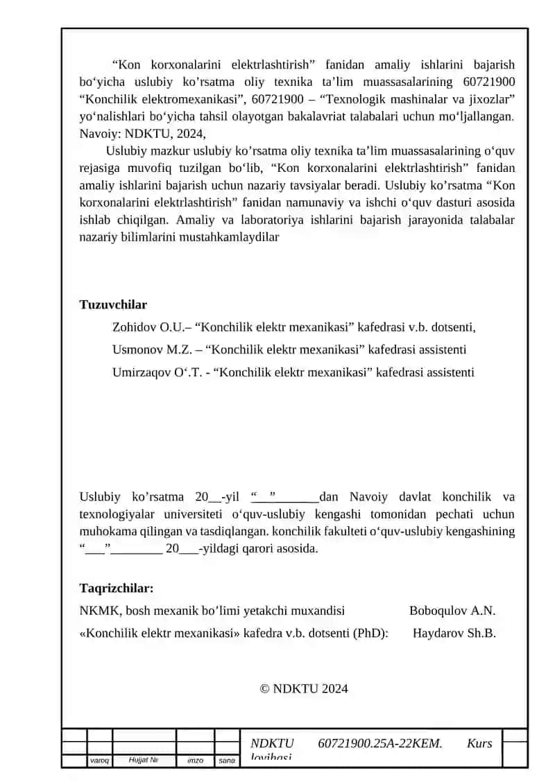 Kon korxonalarini elektrlashtirish 3