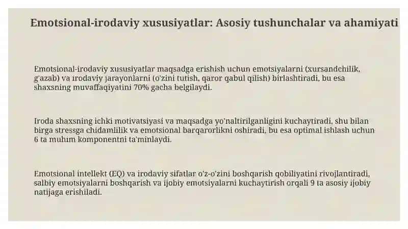 Emotsional-irodaviy xususiyatlar 3