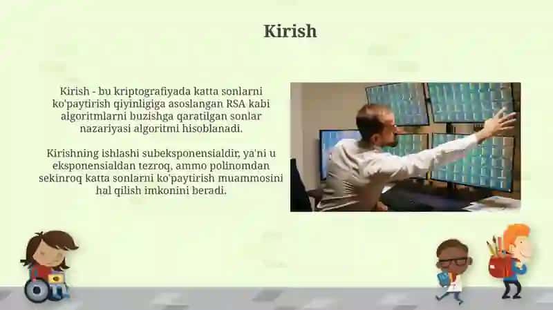 Faktorlanuvchi algoritmlar orqali energetik masalalarni yechish 3
