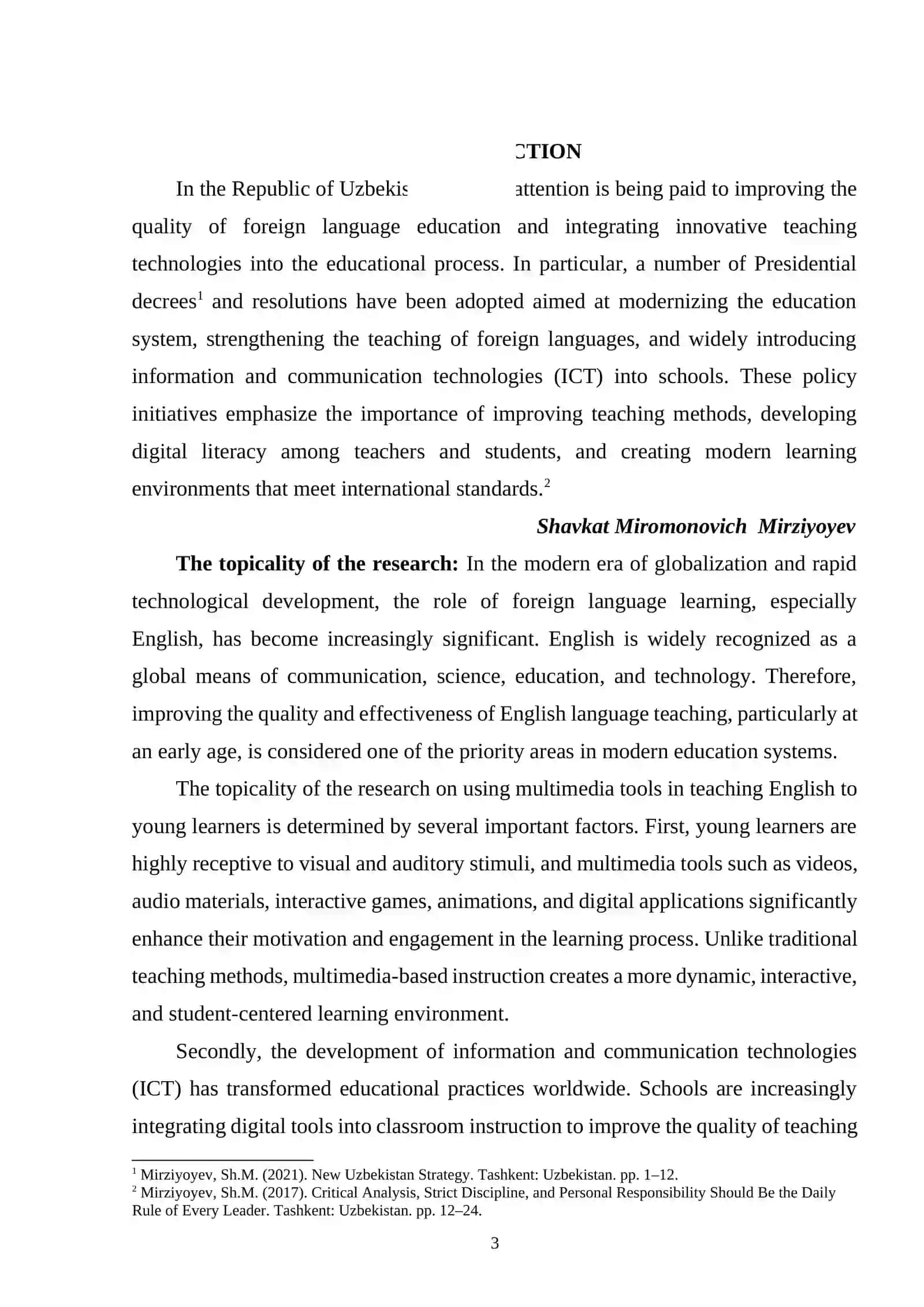 Using Multimedia Tools in Teaching English to Young Learners 3