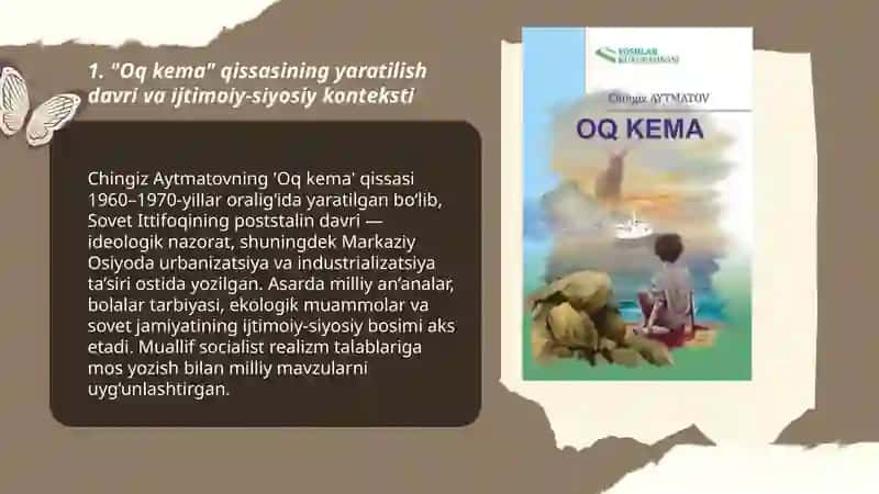 Oq kema qissasi yaratilishi 3