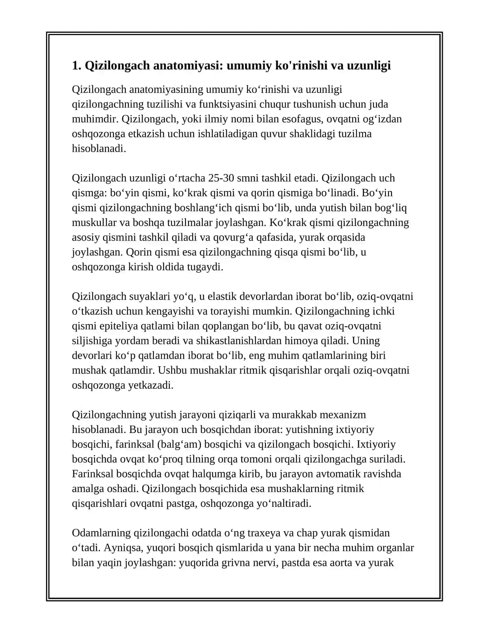 Qizilongach anatomiyasi 3