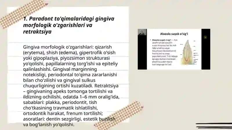 Paradont to’qimalardagi morfologik uzgarishlar 3
