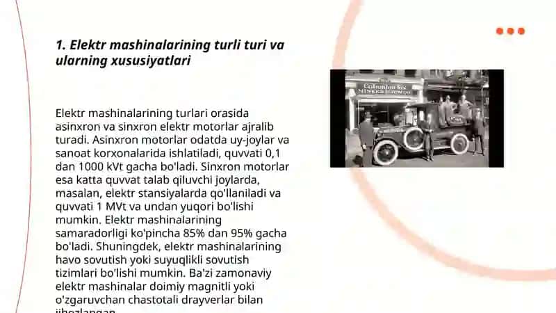 Elektr mashinalarining texnik xizmat ko'rsatish rejimlari 3