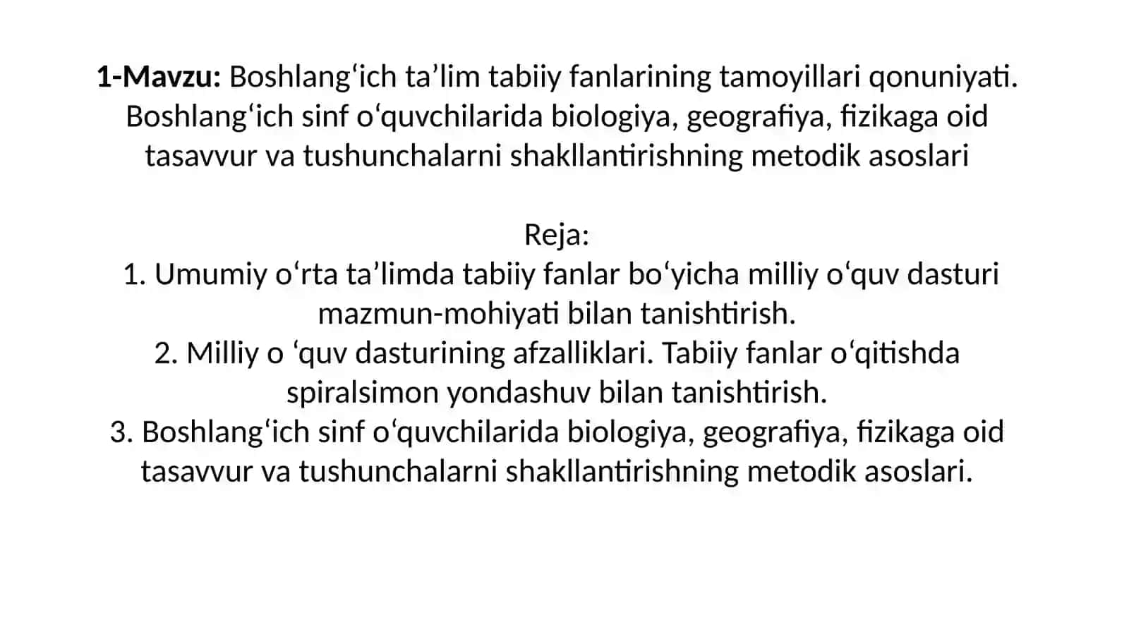 Tabiiy fanlar nazariyasi va metodikasi 3