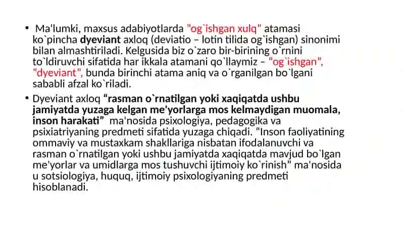 Xulqiog’ishgan bolalar psixologiyasi kursi 3