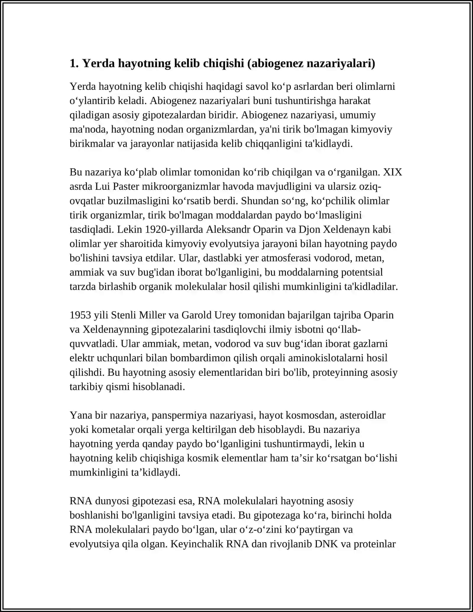 YERDAGI HAYOT VA BIOSOTSIAL EVOLYUTSIYA 3