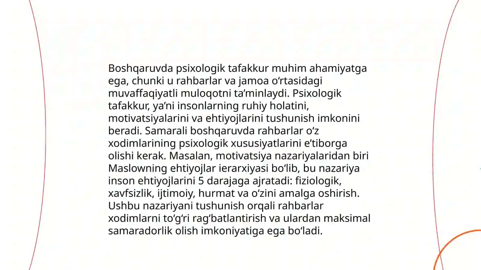 Boshqaruv psixologiyasi tamoyillari 3
