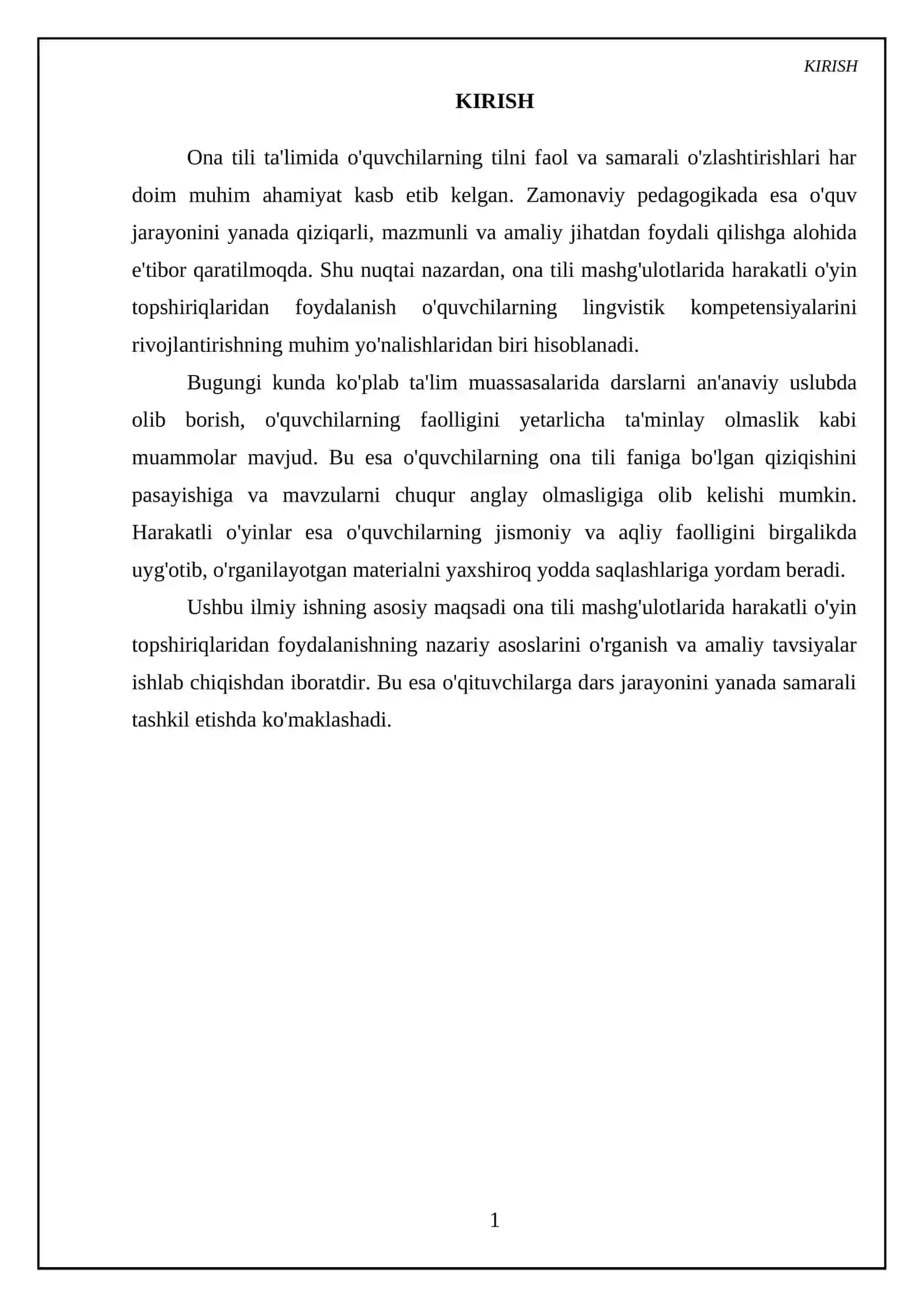 Ona tili mashgʻulotlarida harakatli oʻyin topshiriqlardan foydalanish 3