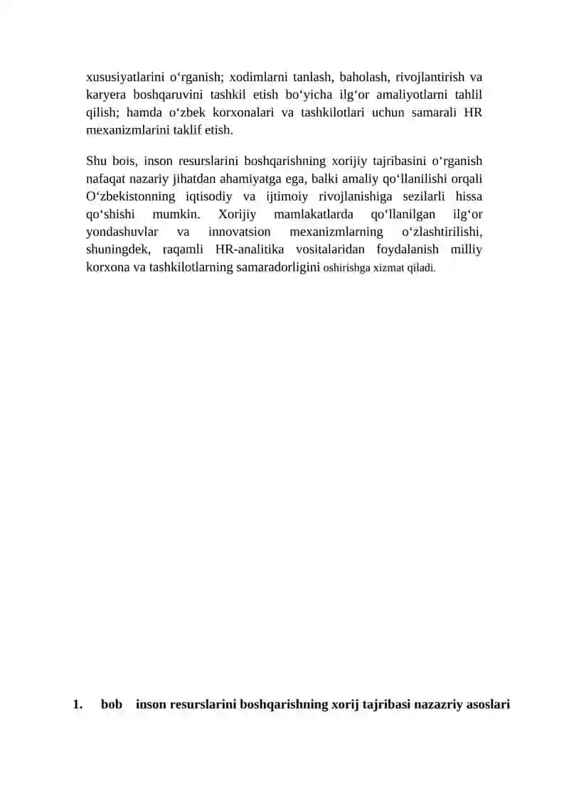 Inson resurslarini boshqarishning xorij tajribasi 3