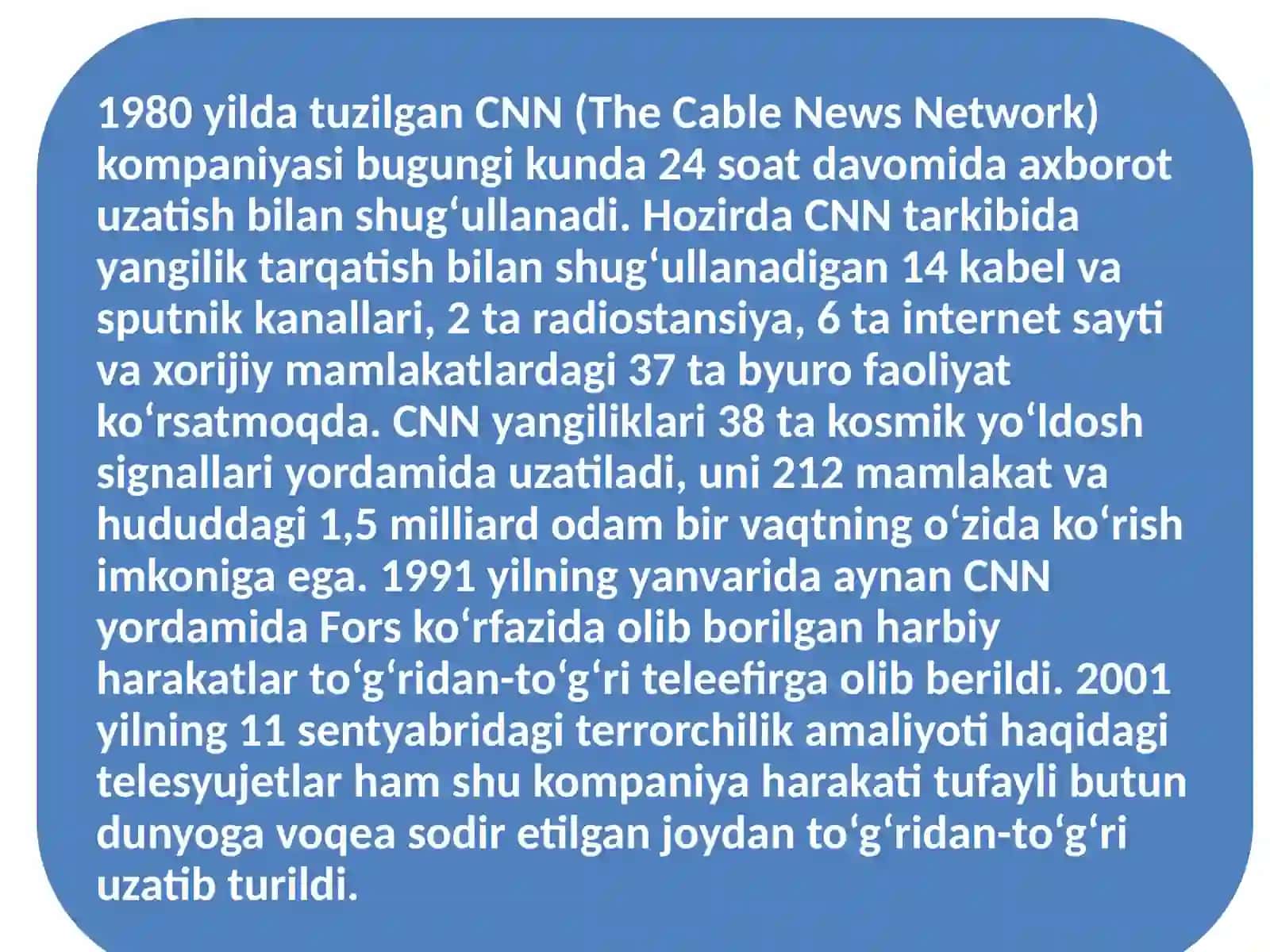 XORIJIY OMMAVIY AXBOROT VOSITALARINI MEDIA MAKONDAGI O`RNI 3