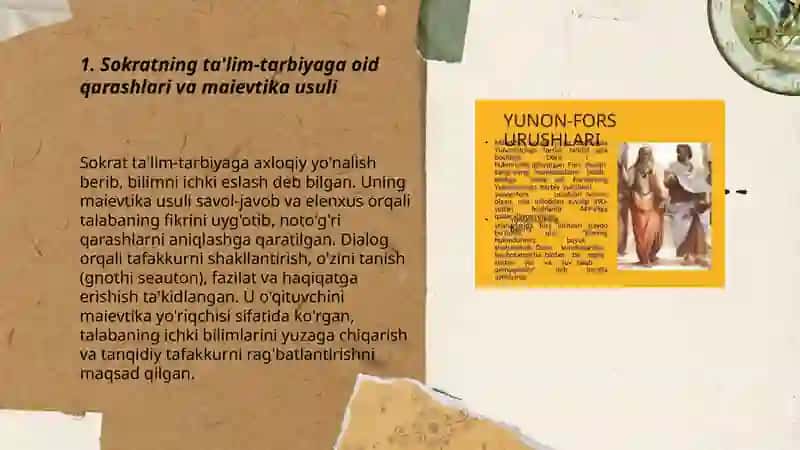 Qadimgi yunon faylasuflarining ta'lim-tarbiya haqidagi fikrlari 3