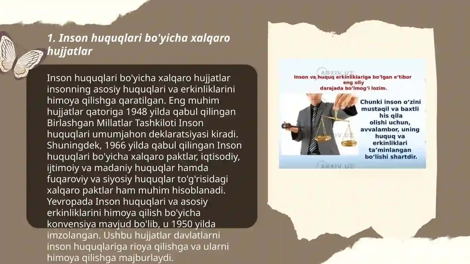Oʻzbekistonda inson huquqlari va erkinliklari kafolatining yaratilishi 3