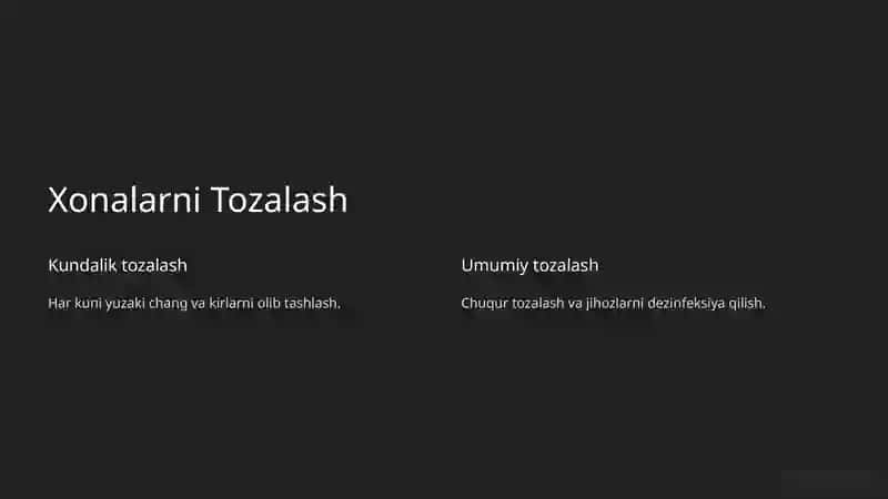 Mehmonxona Xonalariga Xizmat Ko'rsatish Texnologiyasi 3