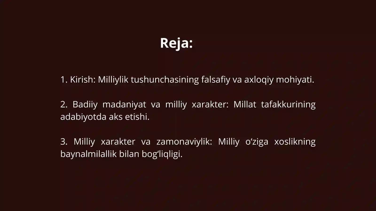 Milliylik falsafiy va axloqiy kotegoriya sifatida 3