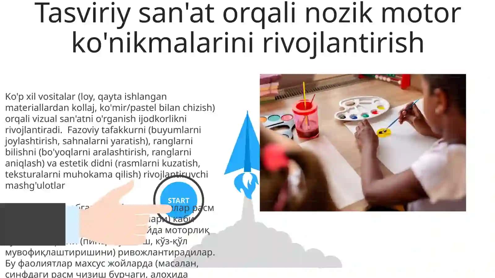 Maktabgacha yoshdagi bolalarni tasviriy qobilyati va ijodkorligini rivojlantirish 3
