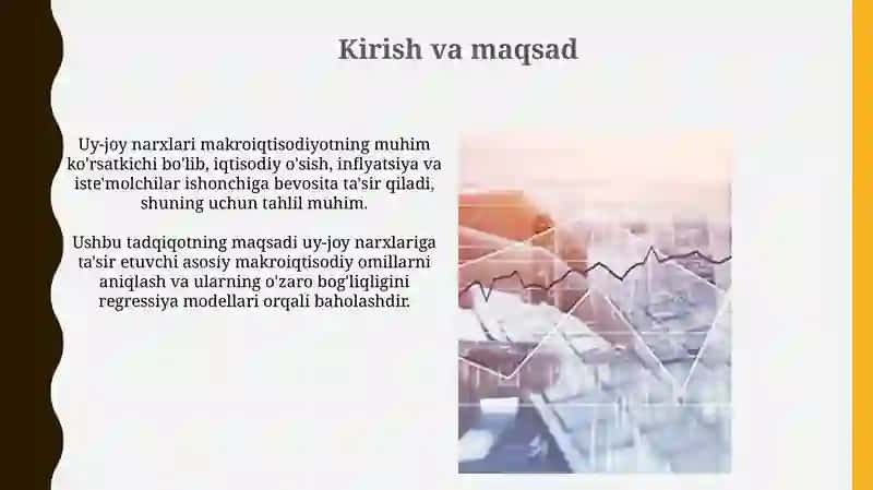 Uy-joy narxlari va makroiqtisodiy omillar tahlili 3