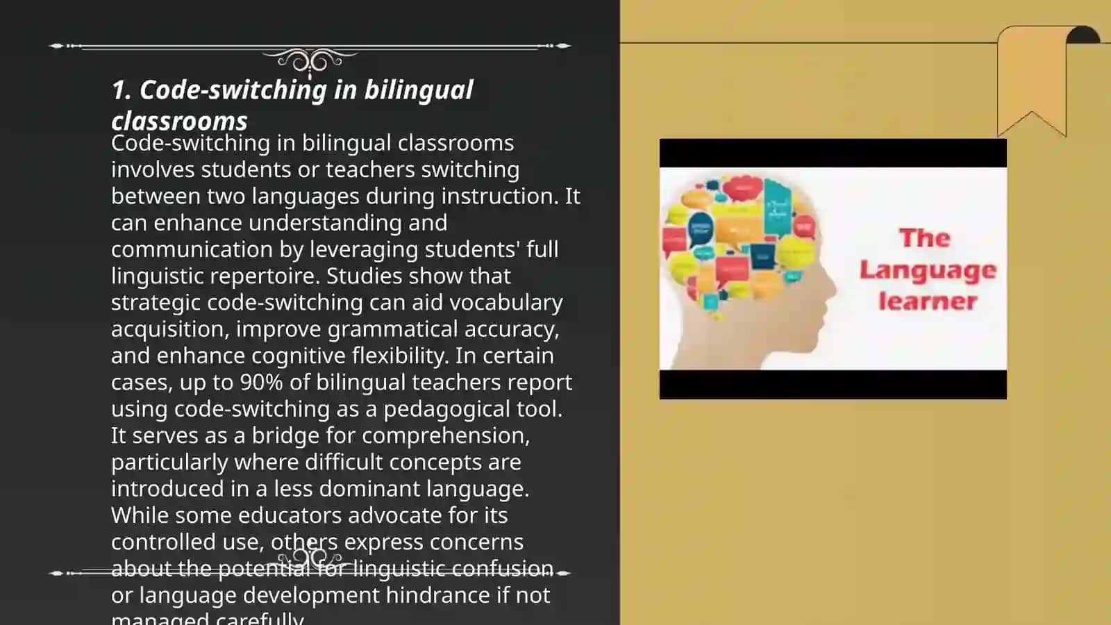 Bilingual approaches to language learning 3