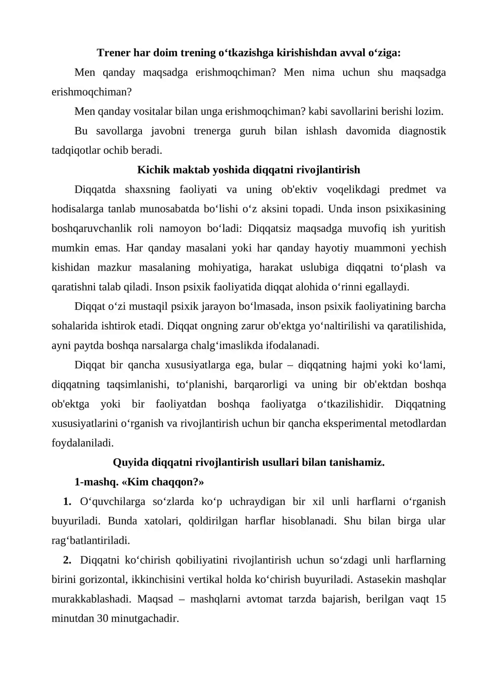 Bilish jarayonlari va kasbiy rivojlanish haqida umumiy tushuncha 3