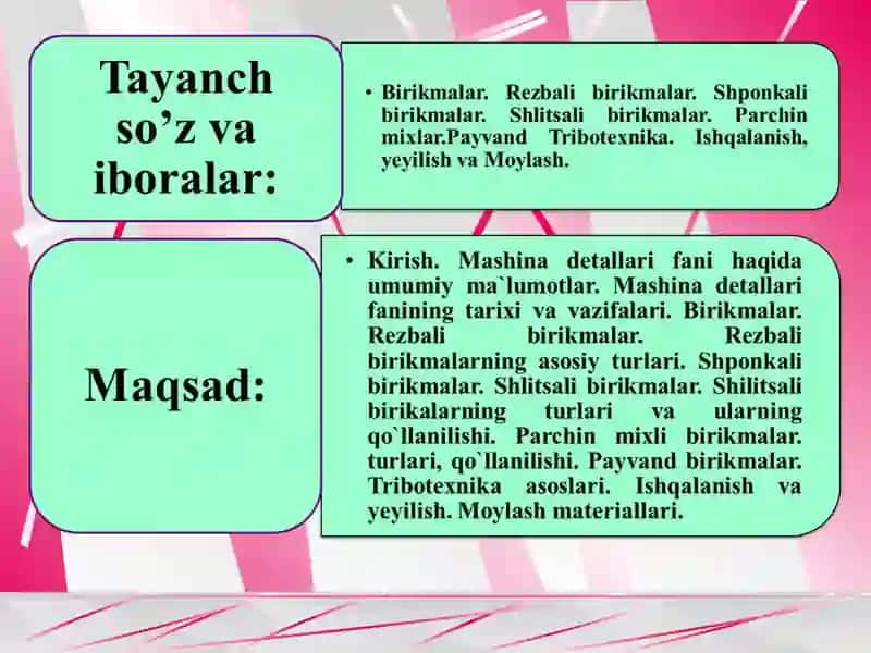 Payvand birikmalar 3