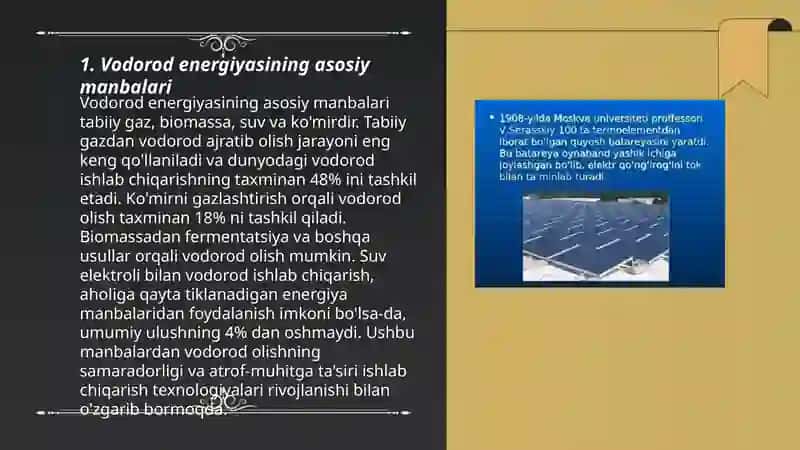 Oʻzbekistonda vodorod energiyasidan foydalanish istiqbollari 3