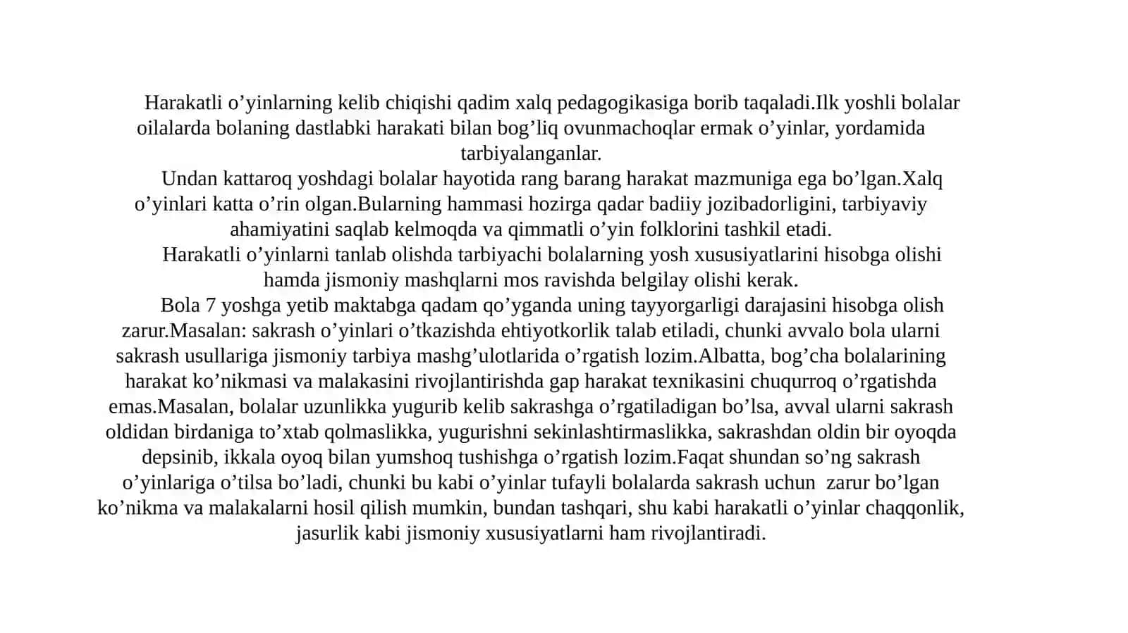 Milliy vaharakatlio’yinlar, voleybolni o’rgatish metodikasi 3