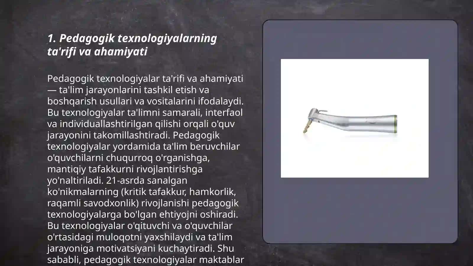 Pedagogik texnologiyalar, ta'rifi, ko'rinishlari, asosiy yo'nalishlari 3