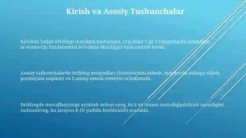 Futbol to‘pini olib yurish texnikasini o‘rgatish metodikasi 3