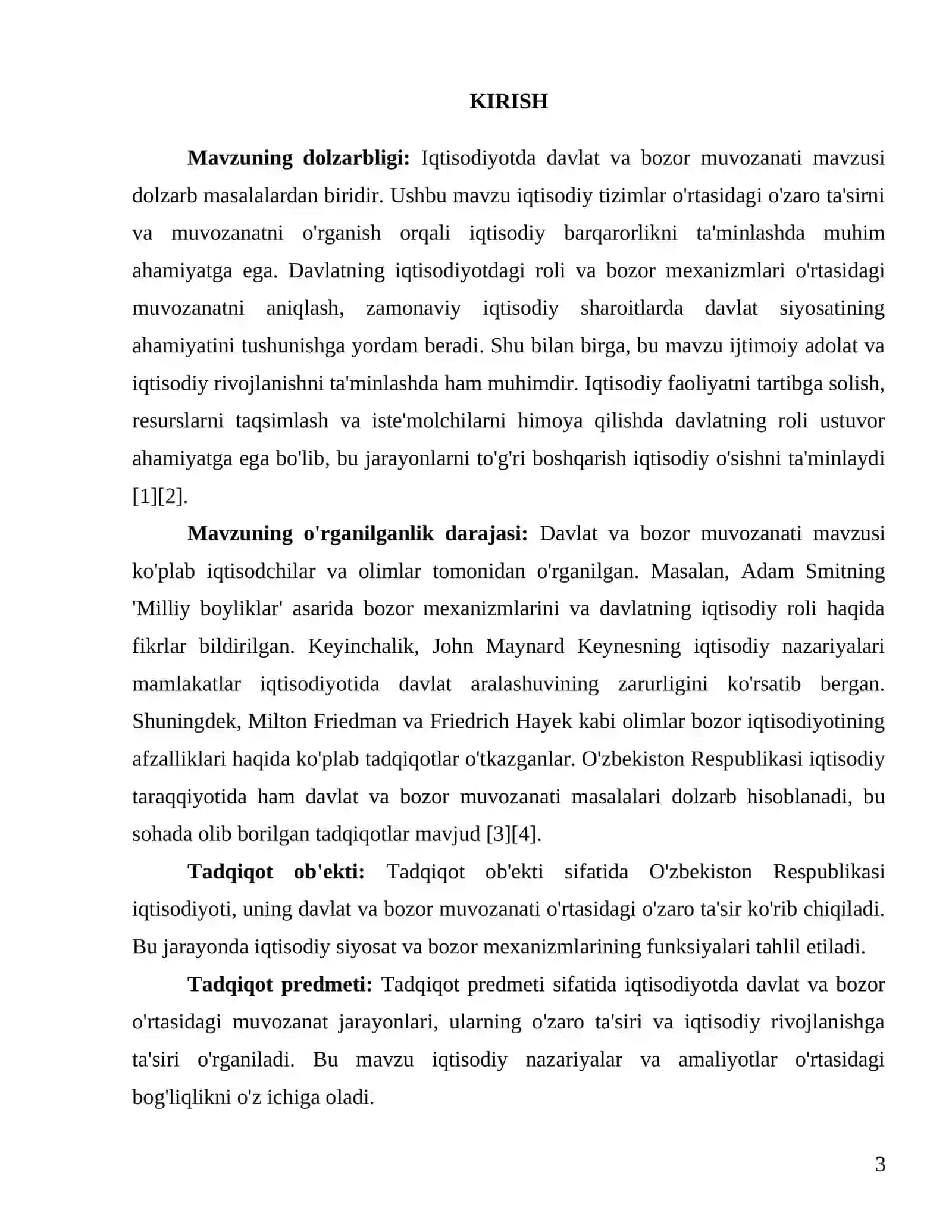 Iqtisodiyotda davlat va bozor muvozanati 3