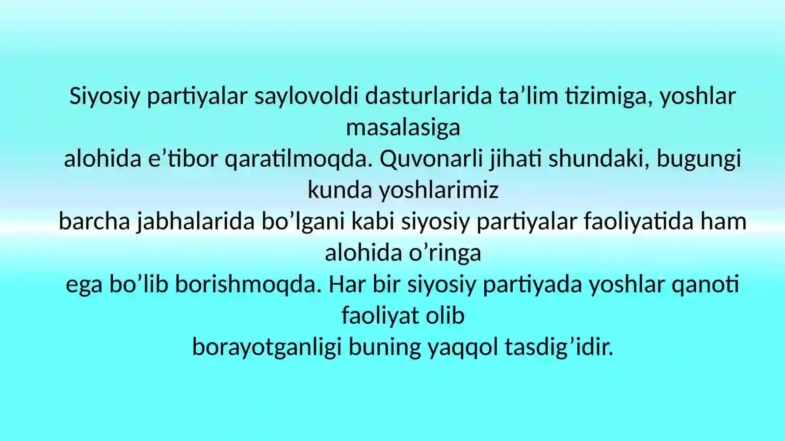 SIYOSIY PARTIYALAR FAOLIYATIDAGI XUSUSIYATLAR 3