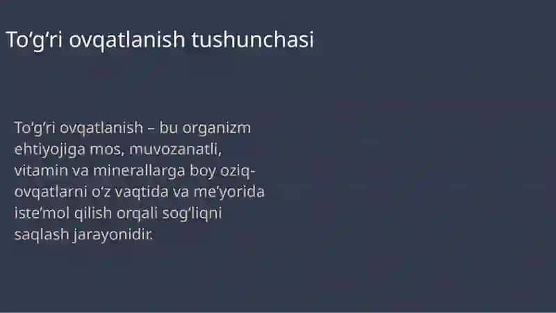 Kasalliklarni davolashda to‘g‘ri ovqatlanish va inson ruhiyatining davolash jarayoniga ta’siri 3