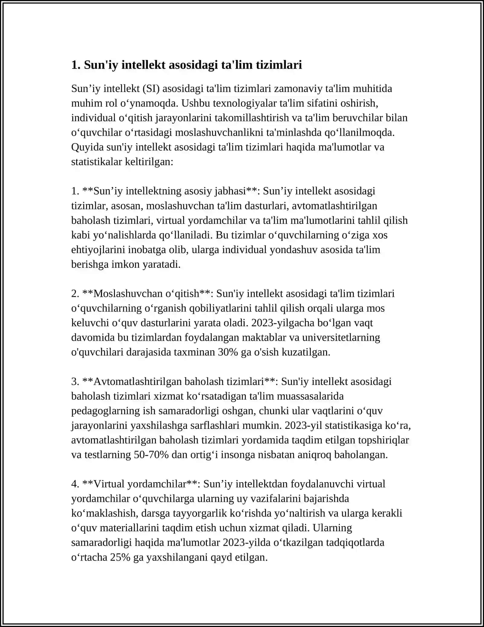 SUN'IY INTELLEKT ASOSIDAGI TA'LIM TIZIMLARI 3