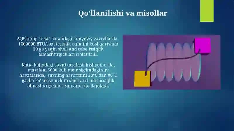 Qobiq quvurli issiqlik almashinish apparatlari 3