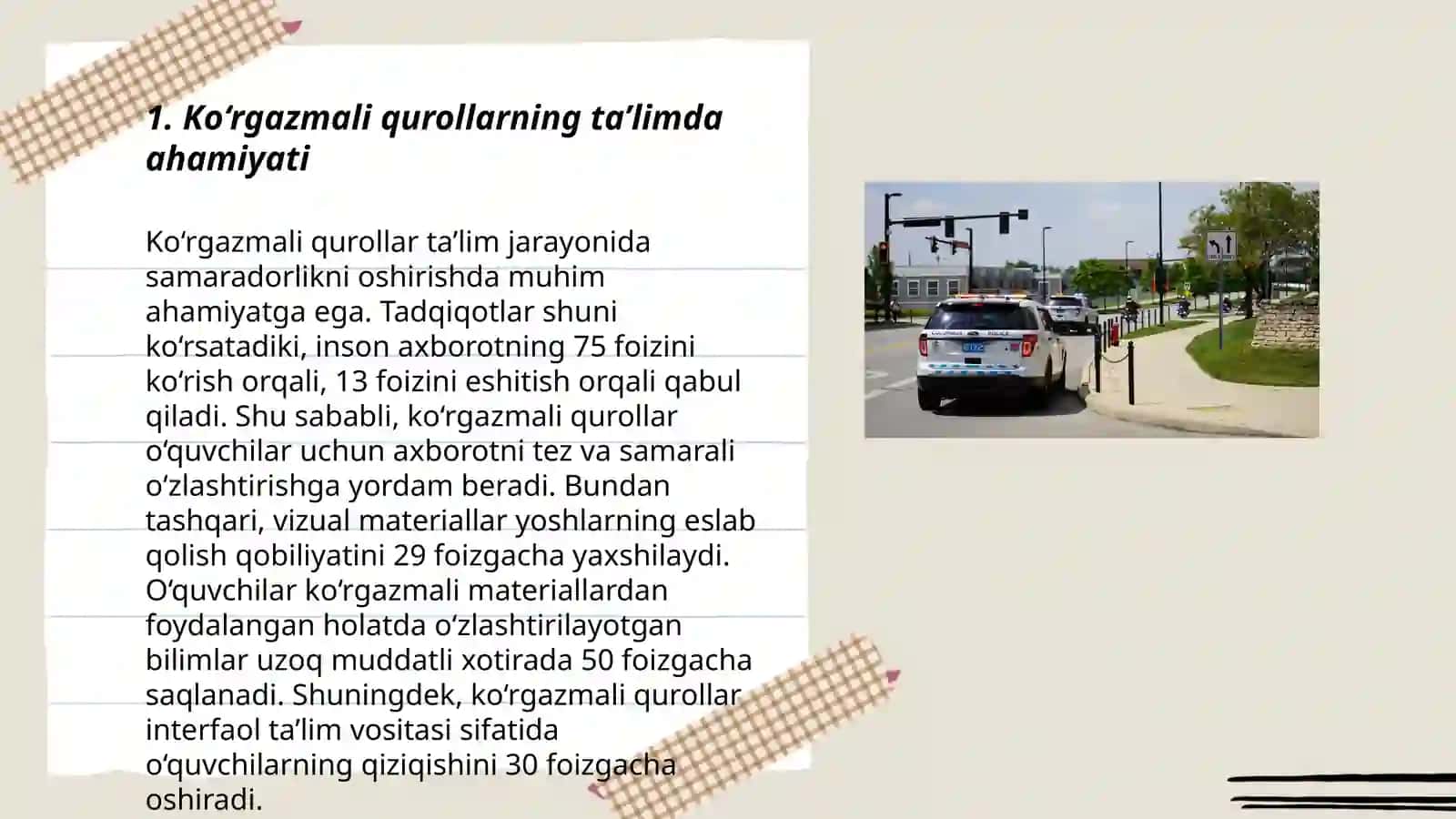 Ko‘rgazmali qurollar ta’lim muammolari va ularning hal qilish usullari 3