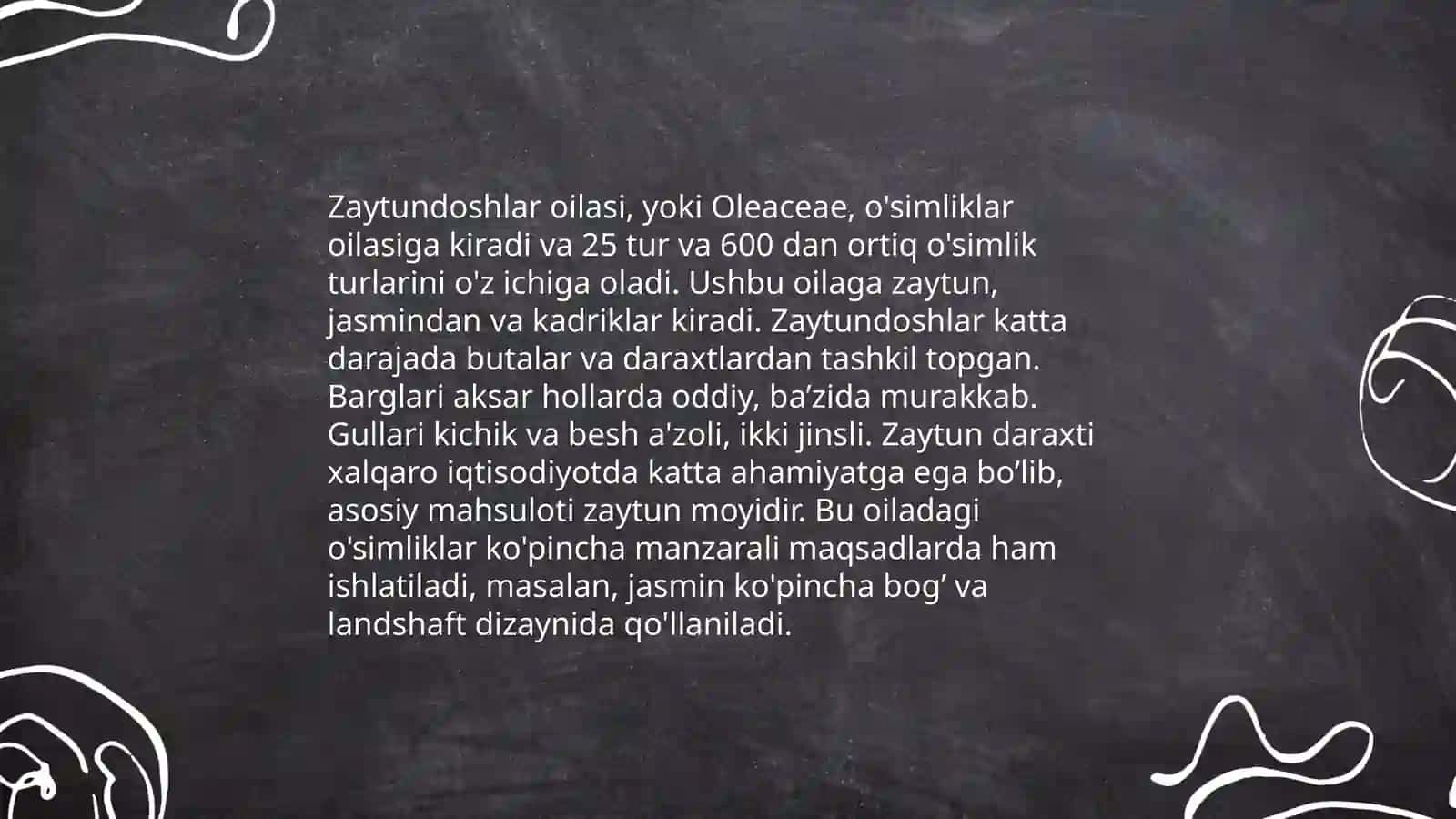 Zaytundoshlar oilasi. SHUMTOL TURKUMI 3