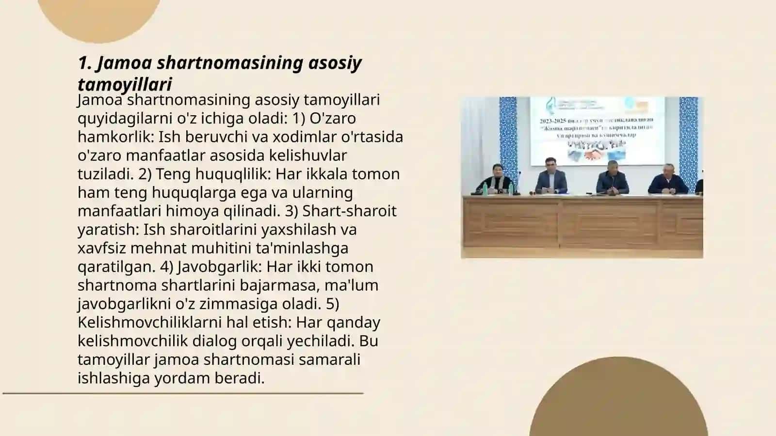 Jamoa shartnomasi tuzilishi va mazmuni 3