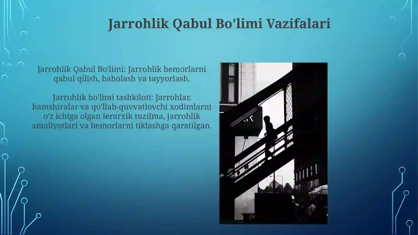 Xirurgiya qabul bo'limi vazifalari 3