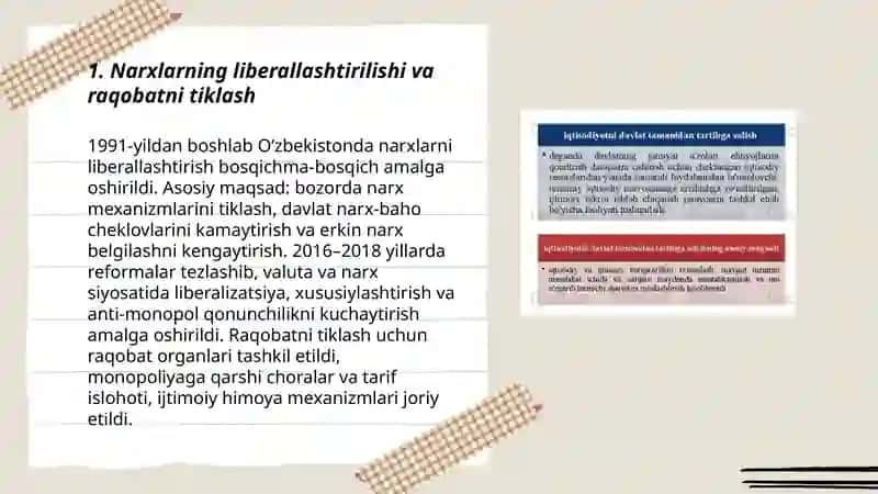 Oʻzbekistonning bozor iqtisodiyotiga o'tish yo'li 3