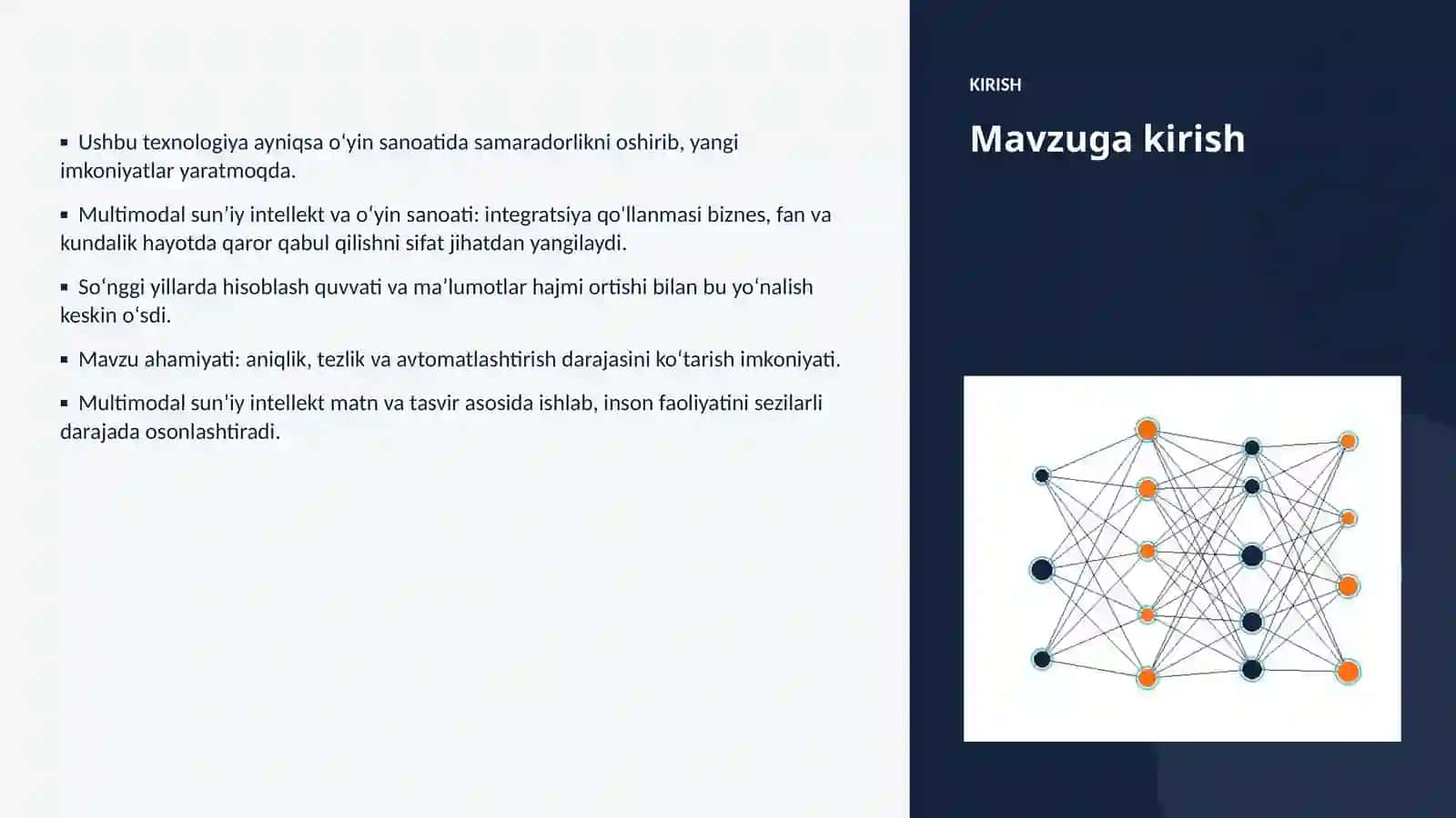 Sun'iy intellekt • taqdimot 3