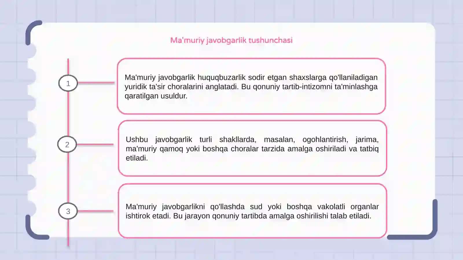 Ma'muriy javobgarlikni qo'llash usullari 3