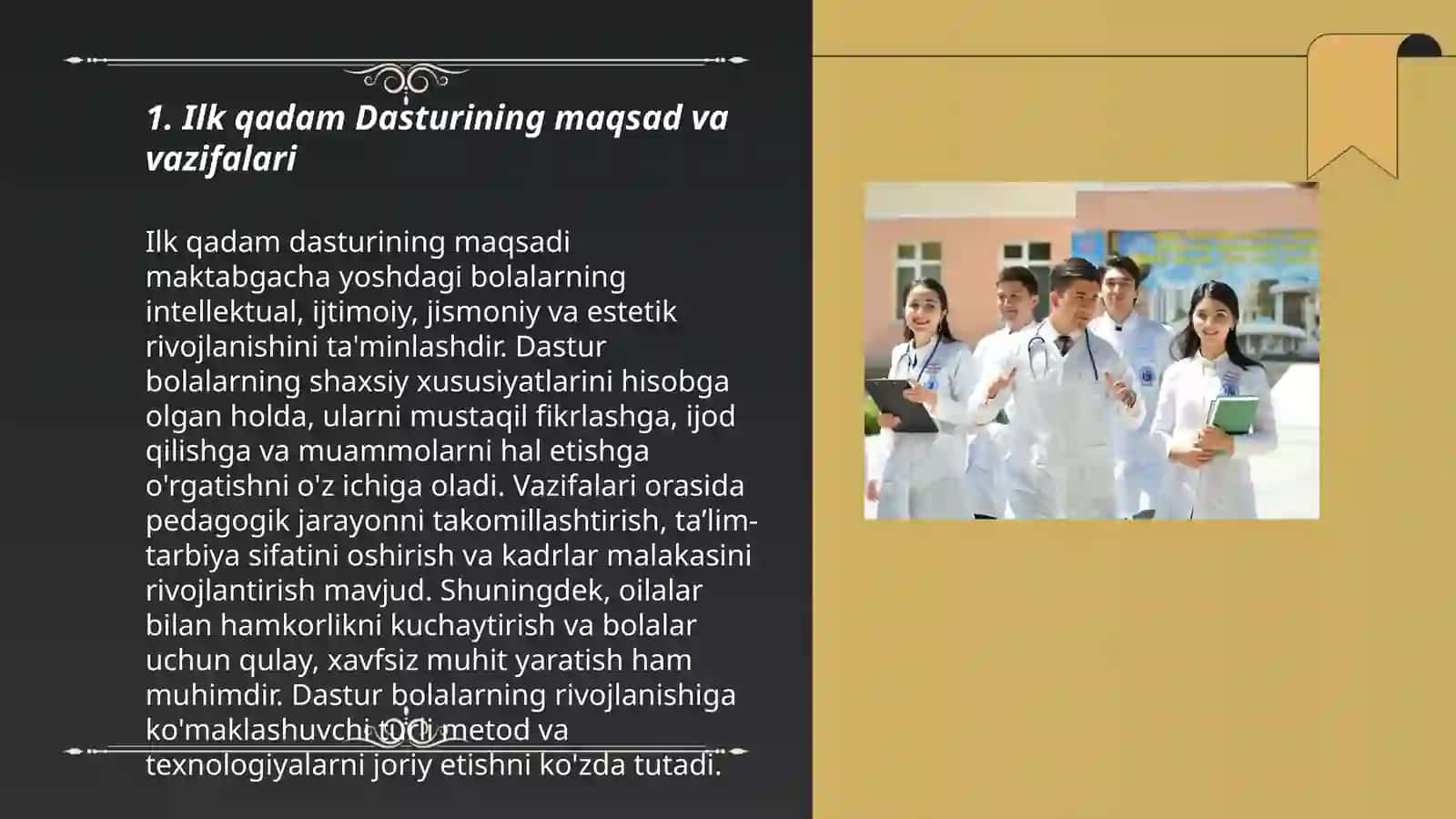 Ilk qadam Dasturi 3
