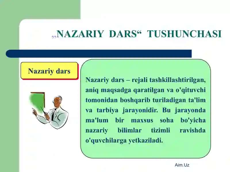 Ta’lim usullari va ularning tasnifi 3
