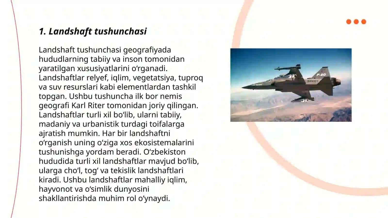 A. G. Isachenkoning landshaftlarni tasniflash tajribasi 3