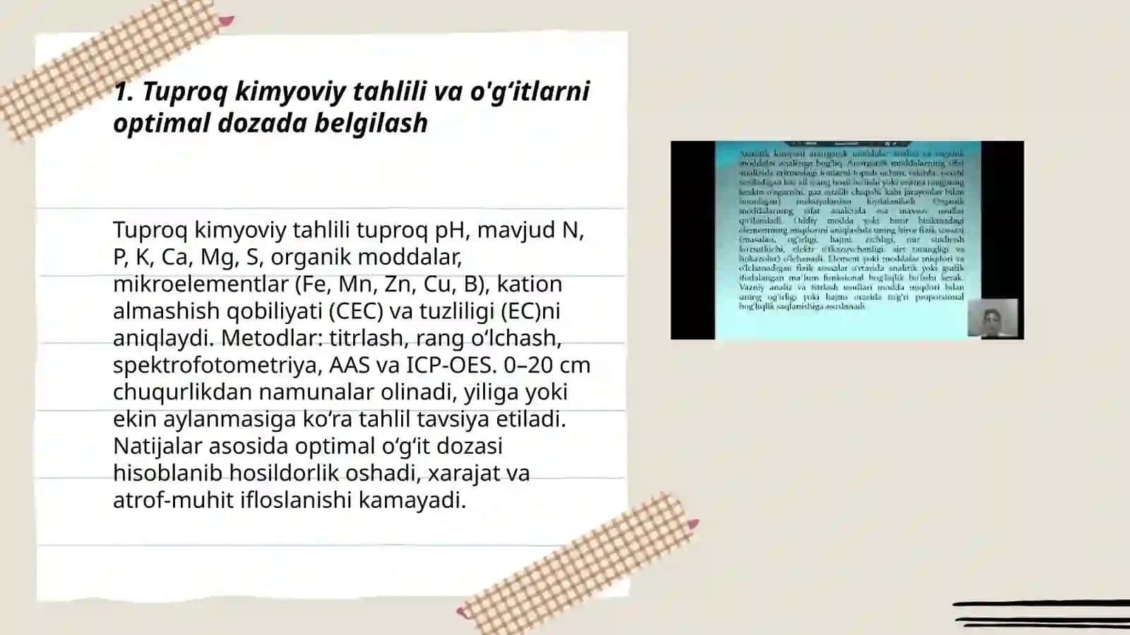 Analitik Kimyo Fanining Qishloq Xo'jaligida Tutgan O'rni va Ahamiyati 3
