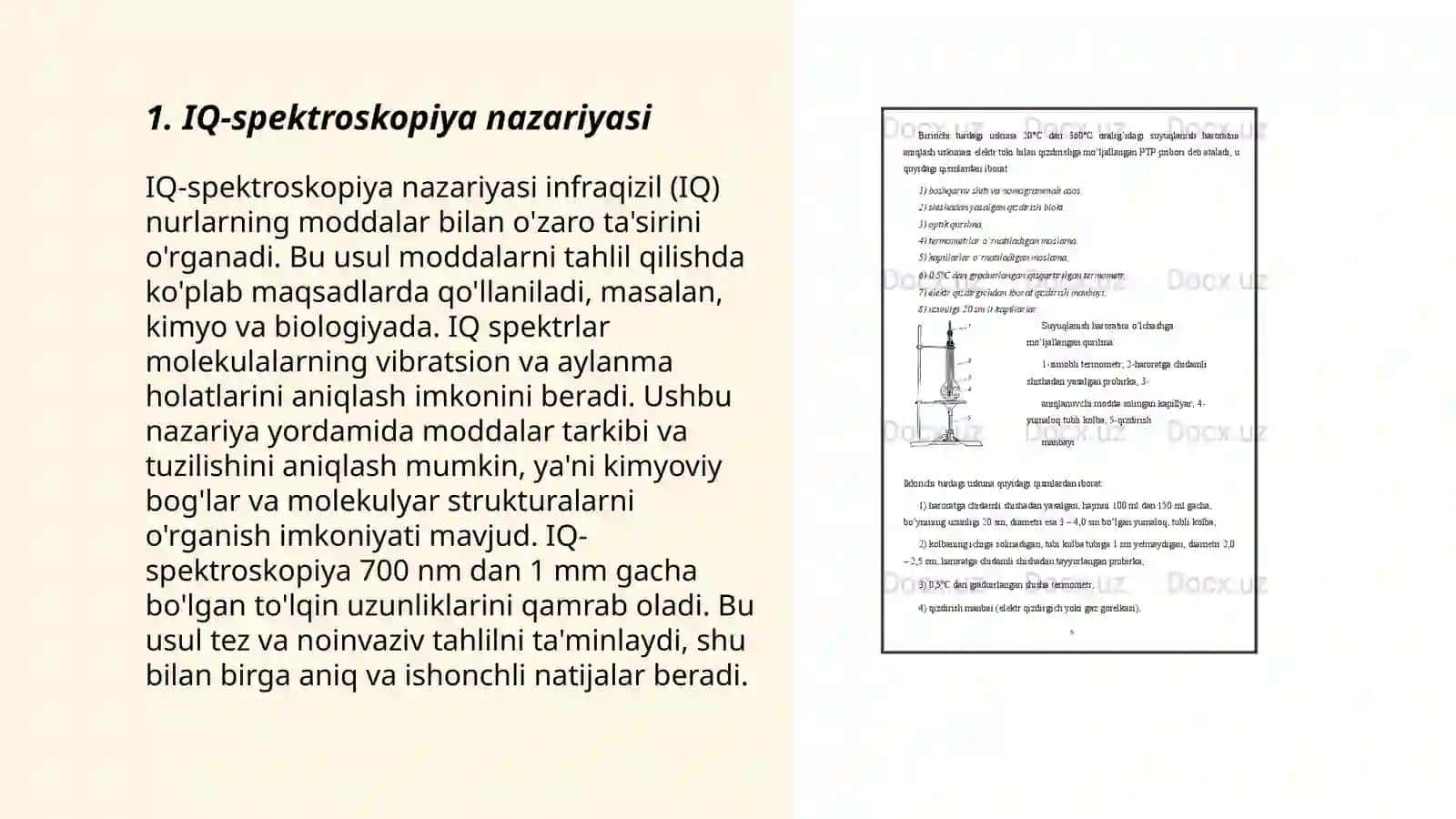 IQ- spektroskopiya usulining prokain gidroxlorid moddasi tahlilida qo'llanilishi 3